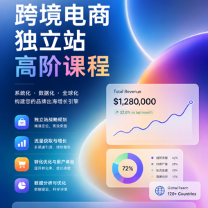 跨境电商独立站高阶课程